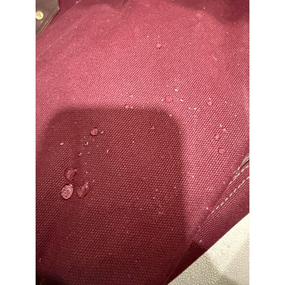 Duluth Pack Sportsman's Garment Bag In Waxed Canvas Burgundy EUC - Picture 12 of 12